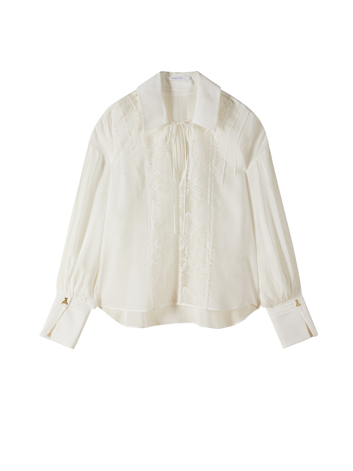BLUSA ENCAJE CREPE