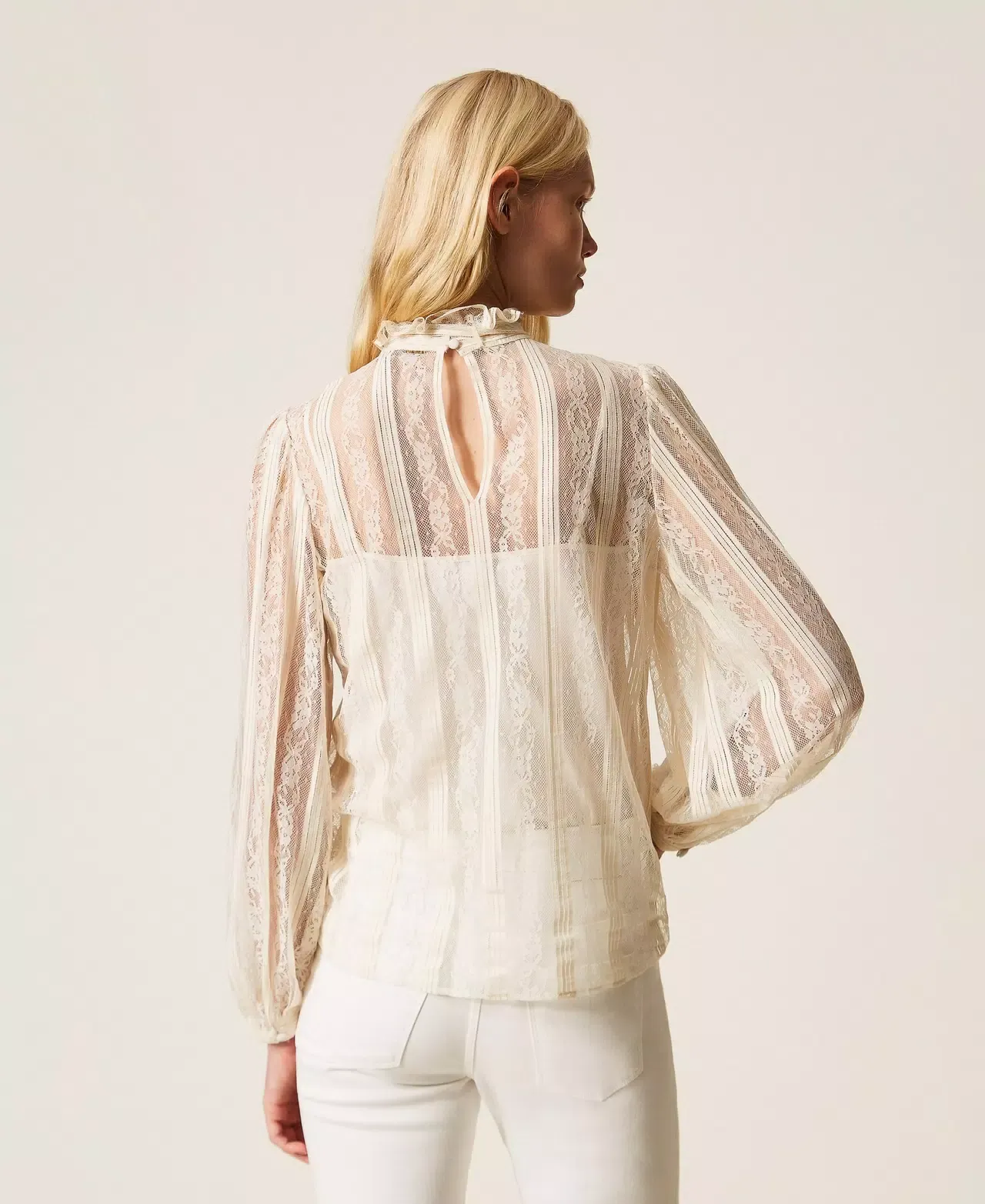 BLUSA ENCAJE TW
