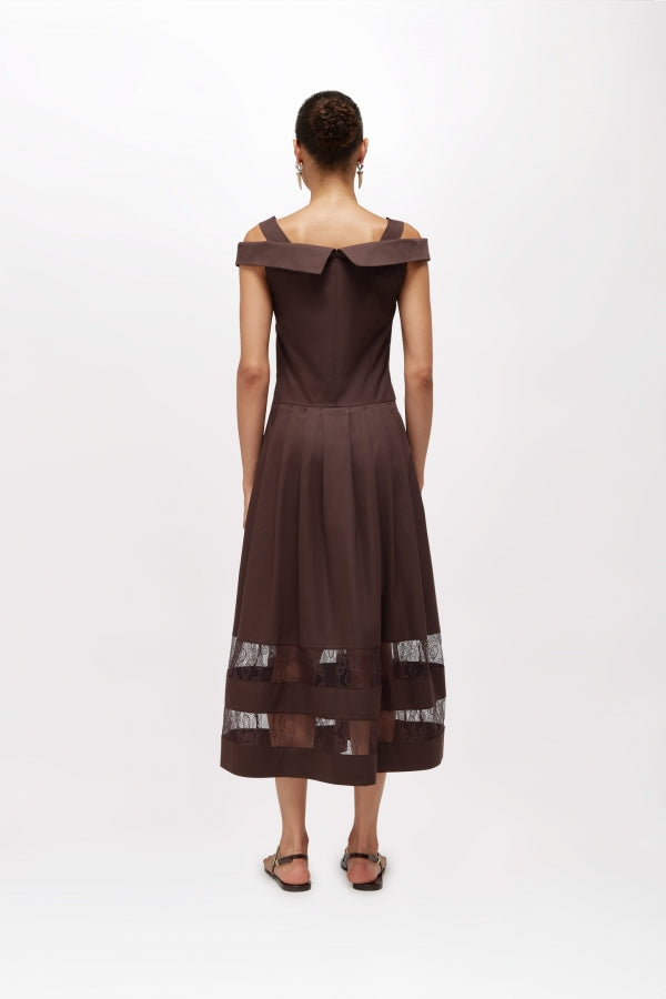 VESTIDO BAJO ENCAJE
