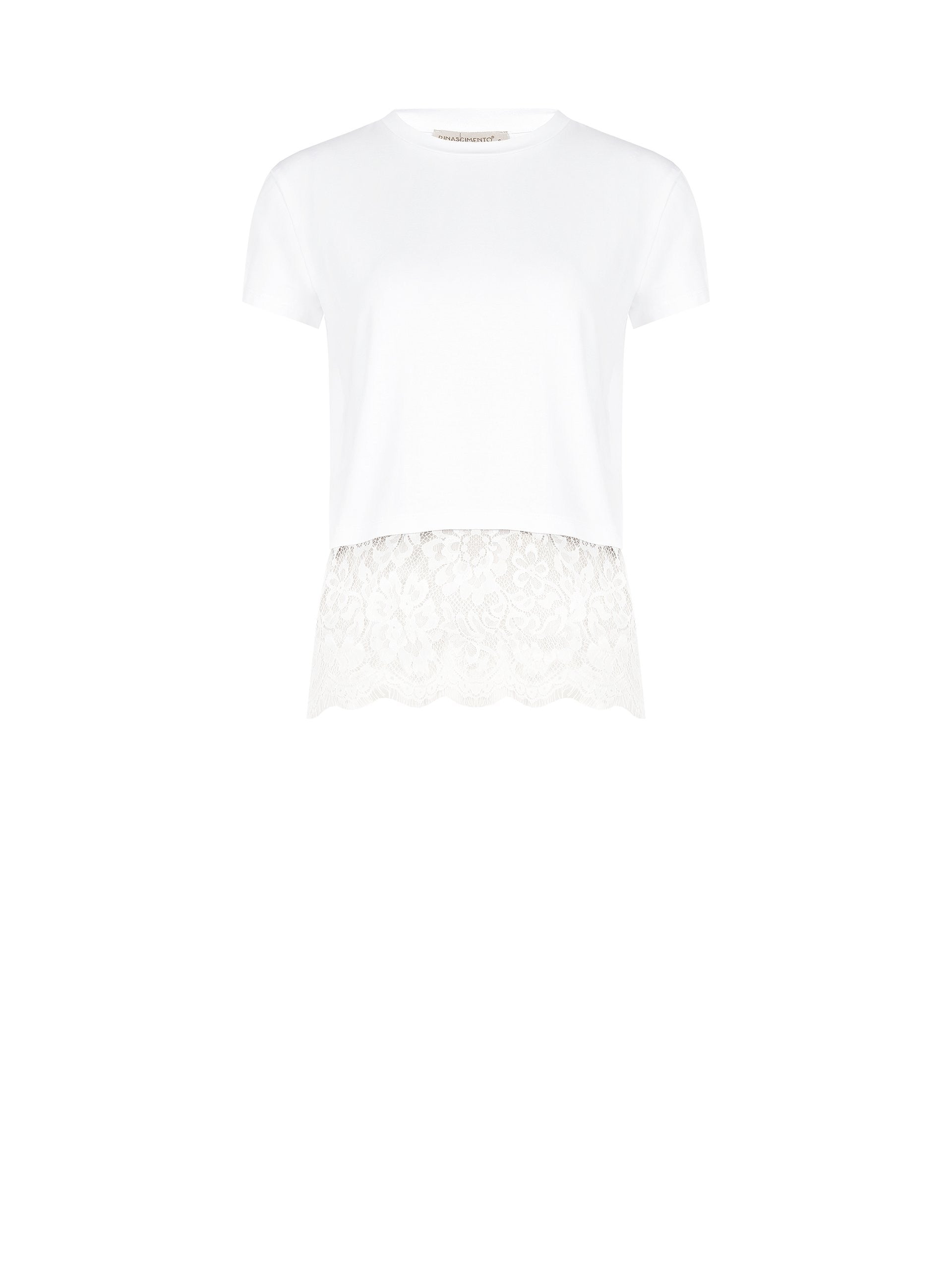 CAMISETA B/PUNTILLA