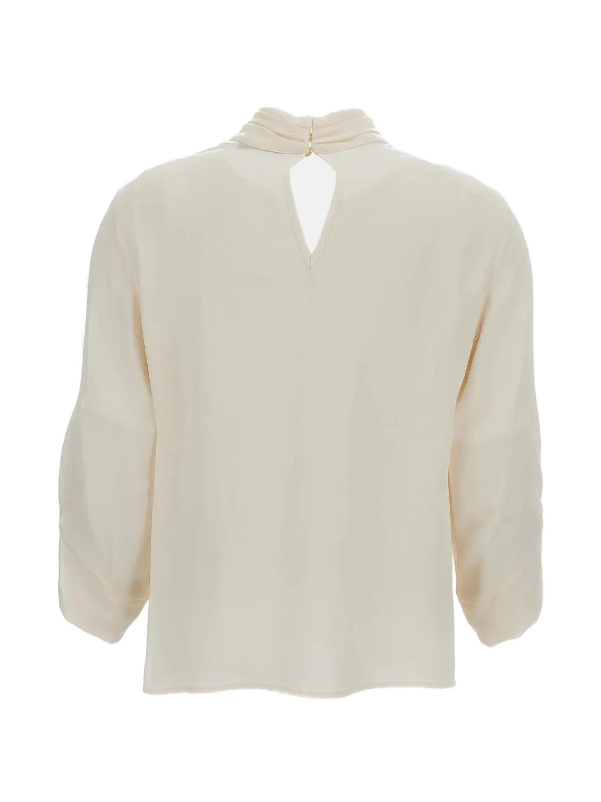 BLUSA LAZO BICOLOR