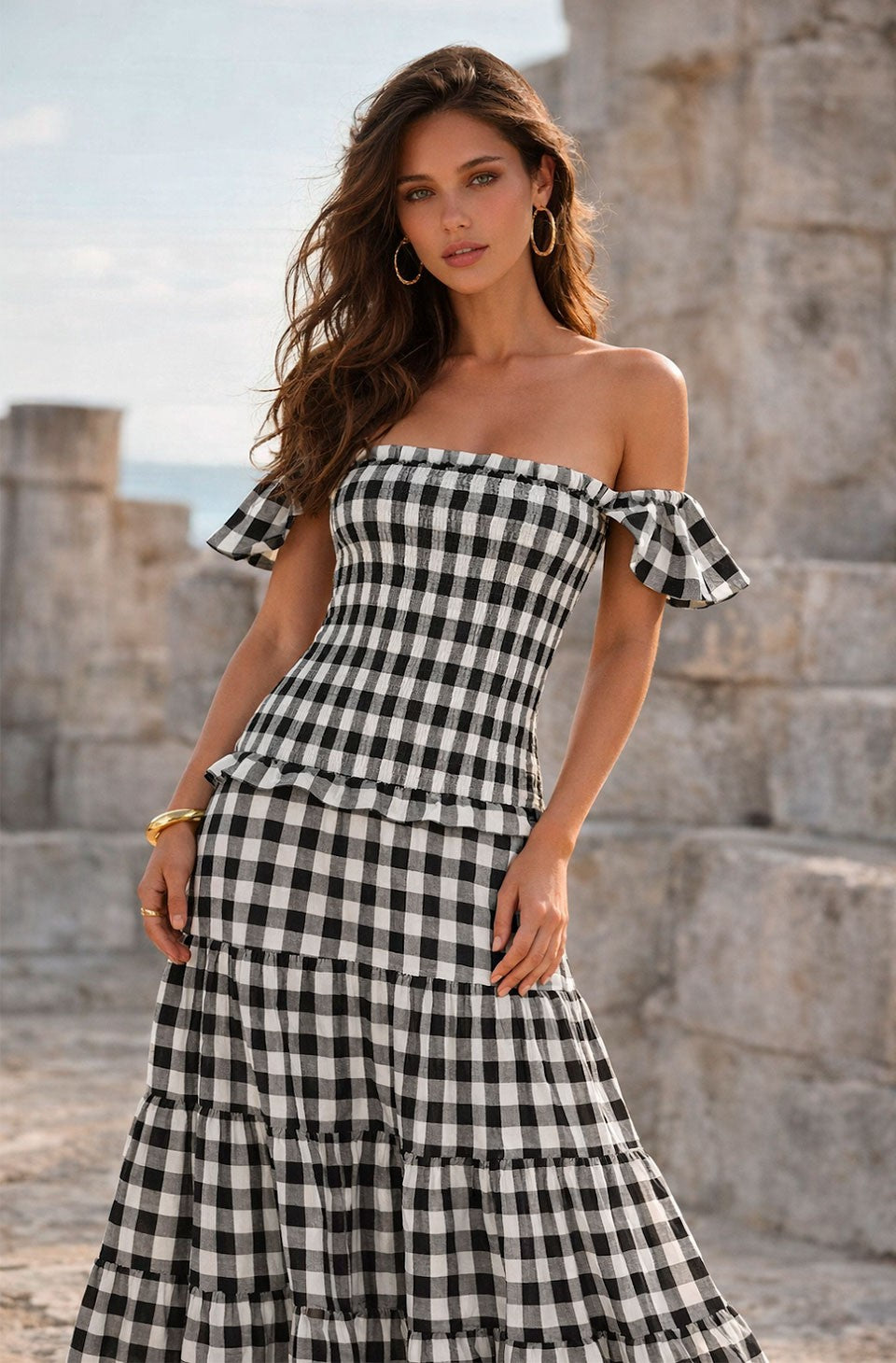 VESTIDO VICHY NOIR