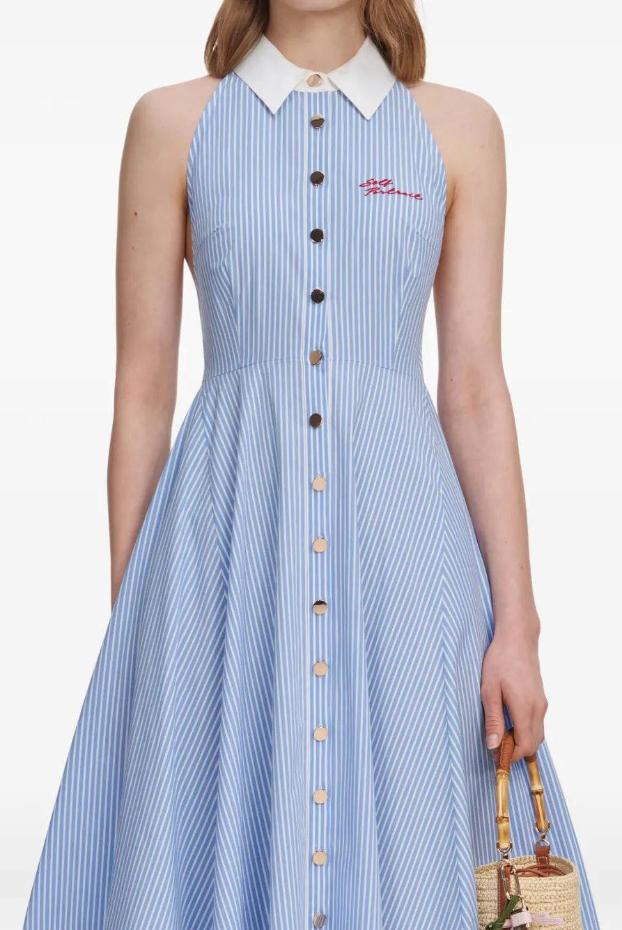 VESTIDO LARGO RAYAS