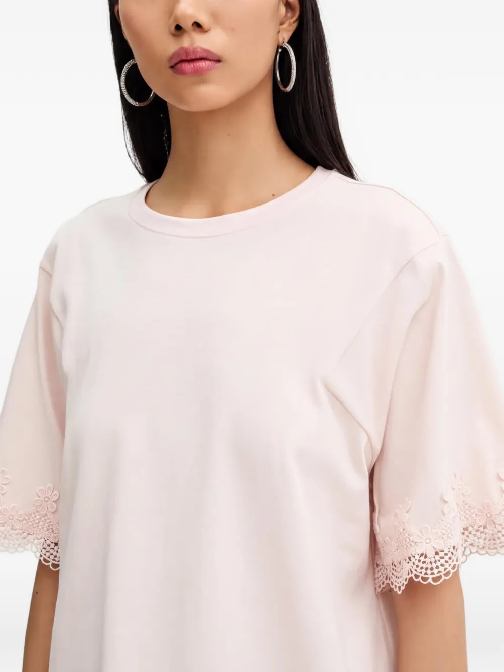 CAMISETA M/BORDADO