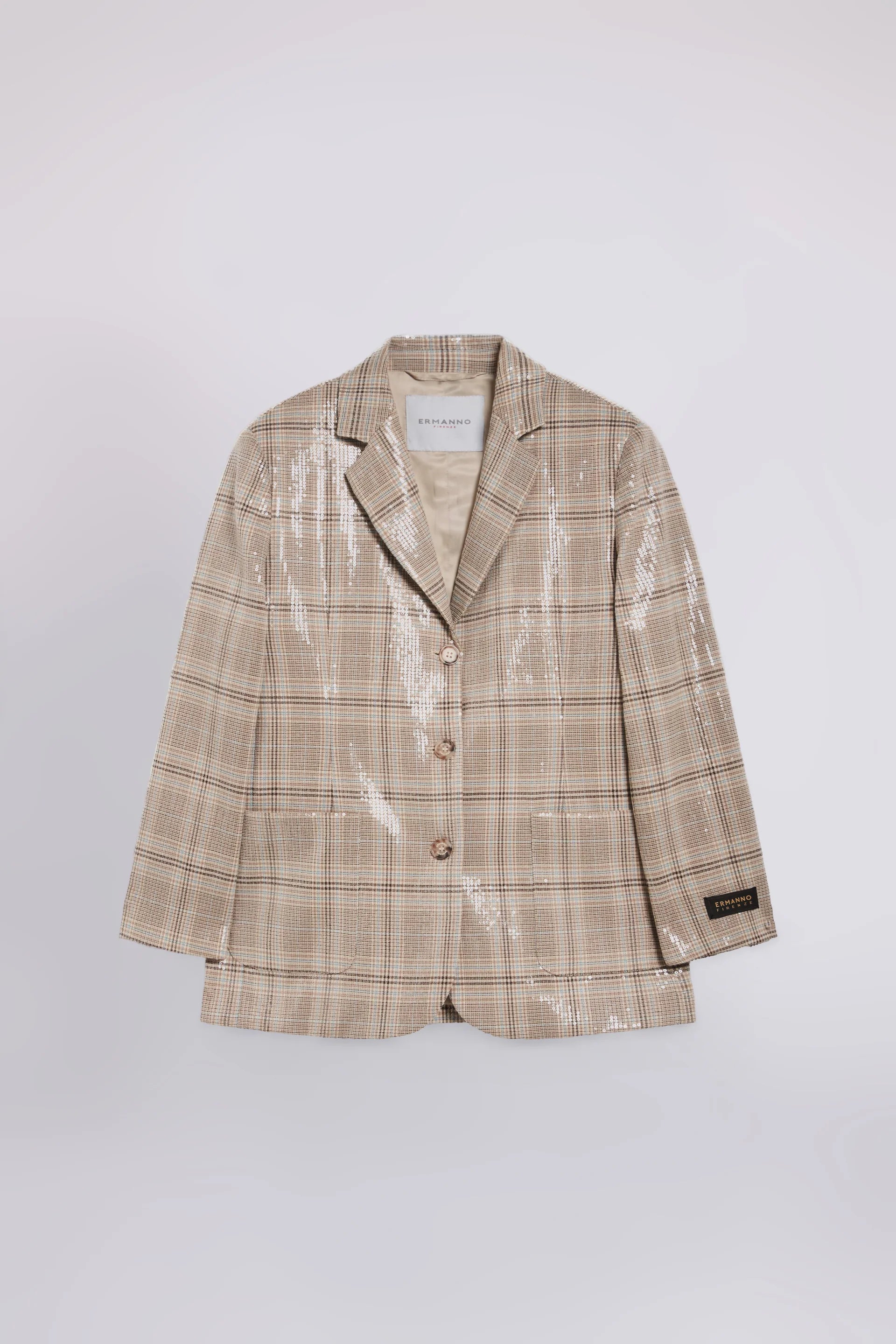 BLAZER CUADROS LENTEJUELAS