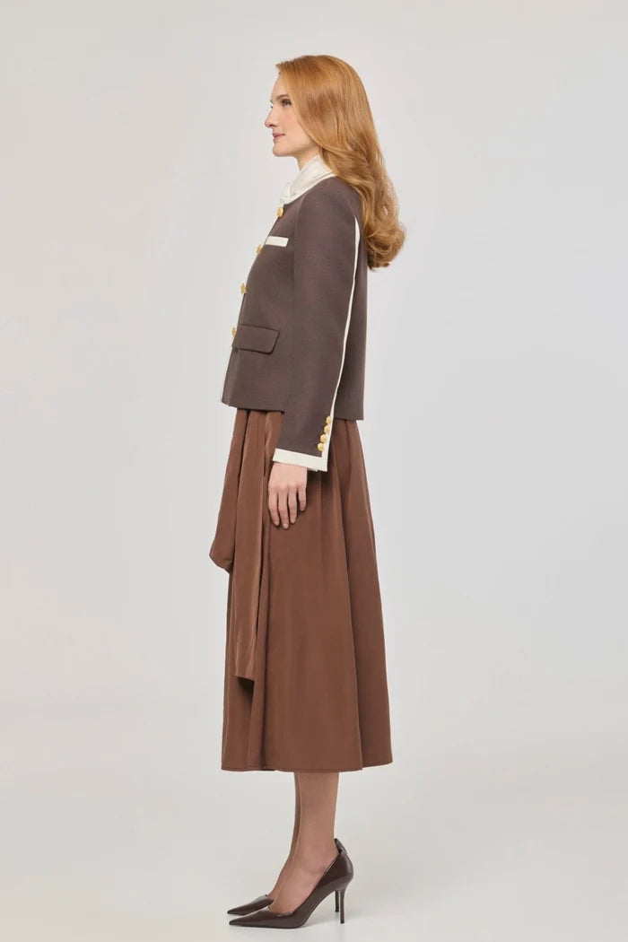 BLAZER DE LANA CUELLO A LA CAJA TALULLA