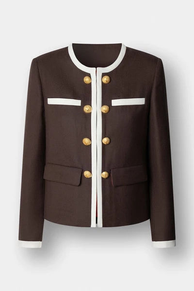BLAZER DE LANA CUELLO A LA CAJA TALULLA