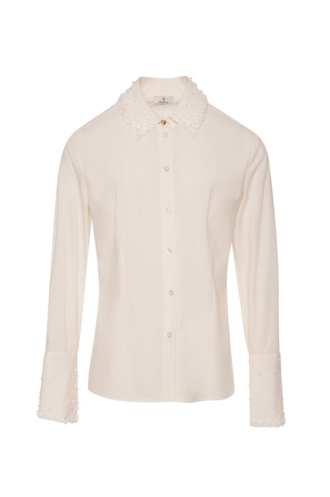 CAMISA PIEDRAS CUELLO Y PUÑO