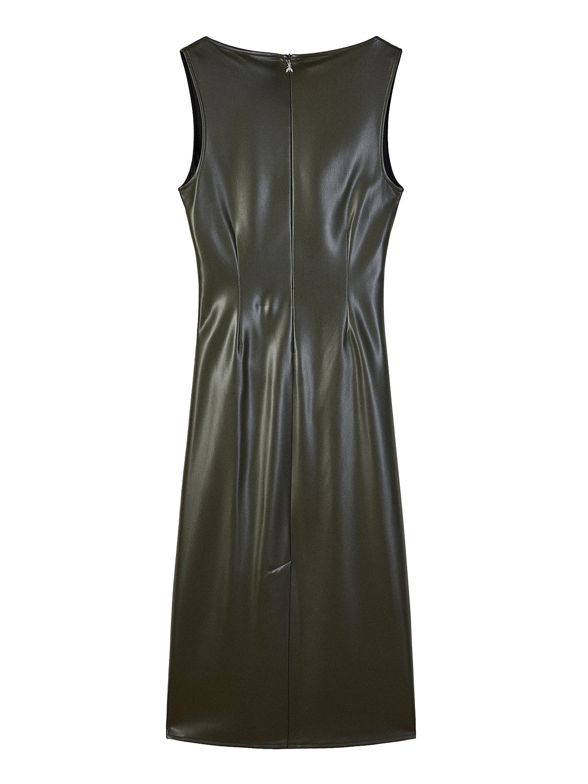 VESTIDO ECOPIEL VERDE