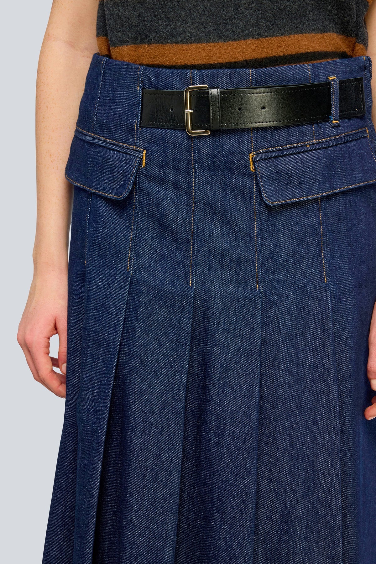 FALDA TABLAS DENIM