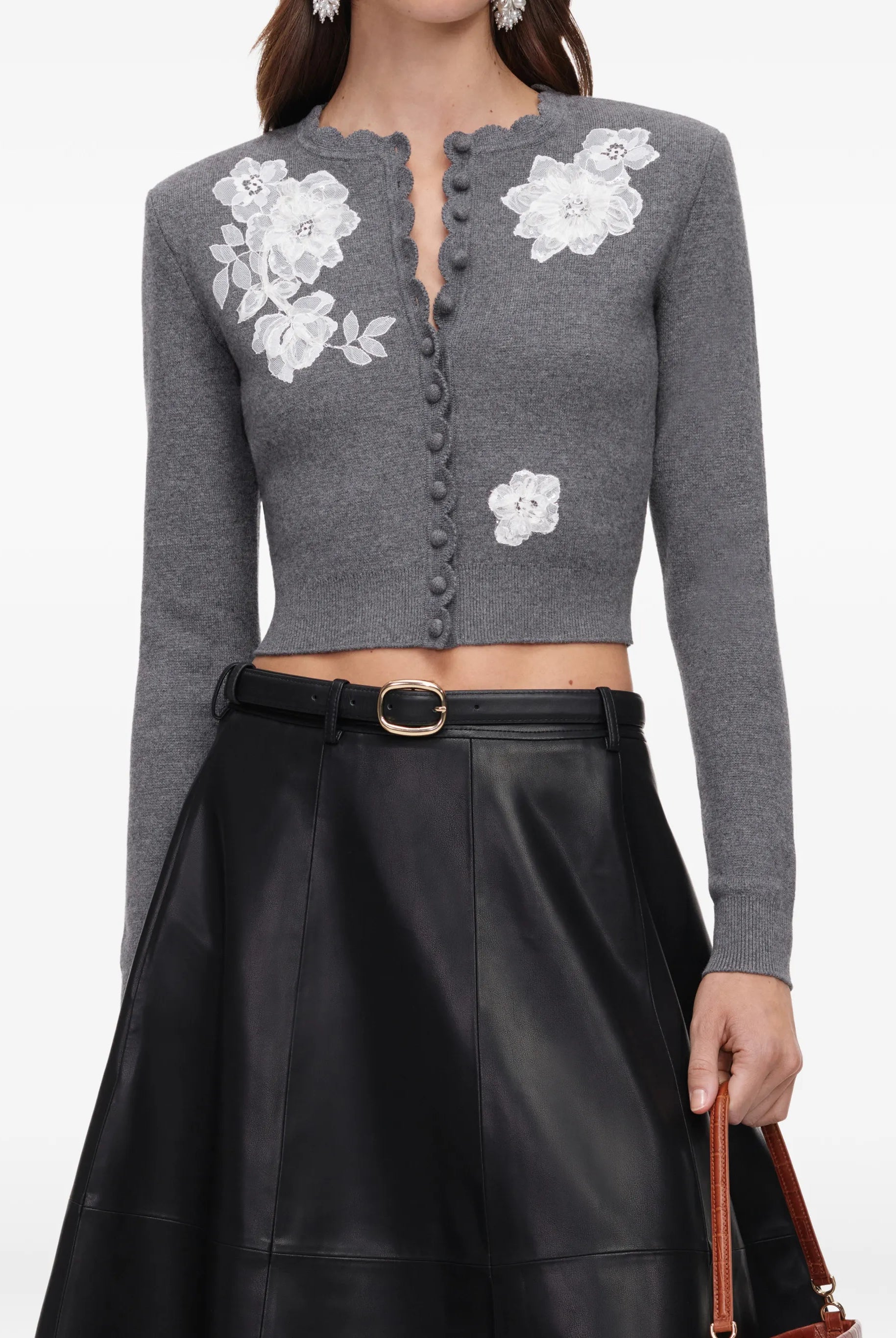 CHAQUETA BORDADO FLOR