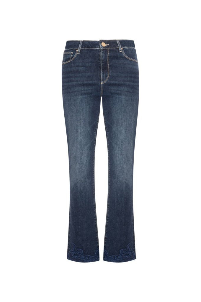 JEANS BAJO BORDADO