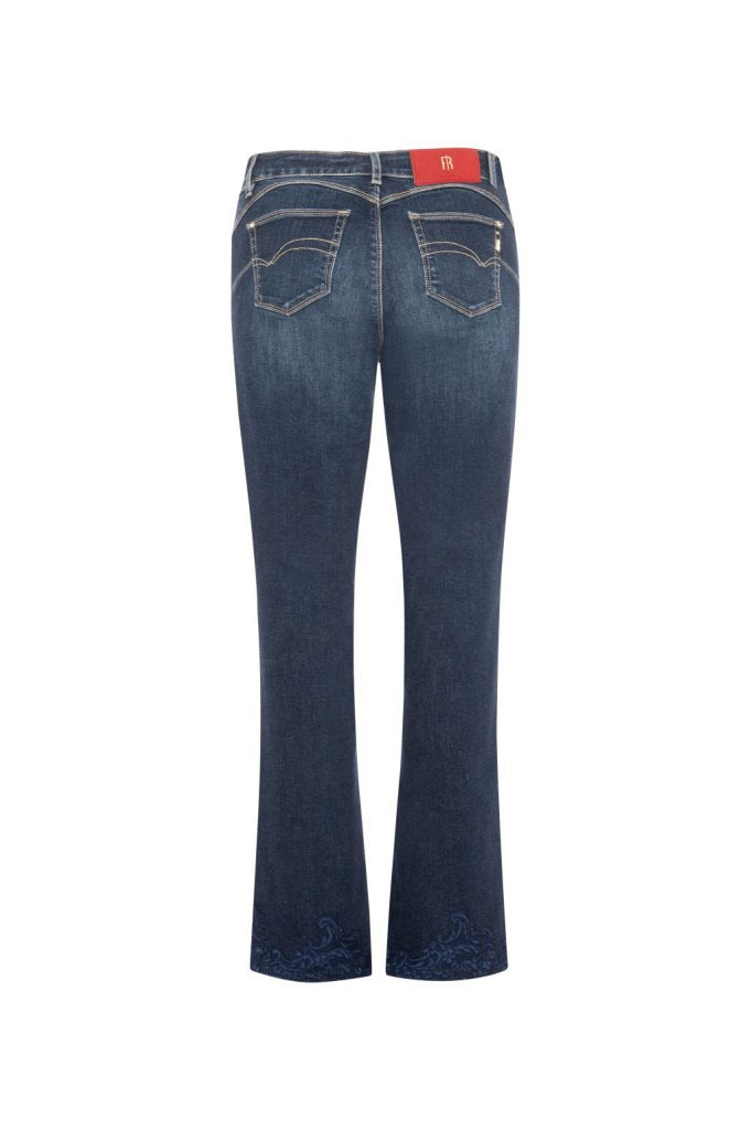 JEANS BAJO BORDADO