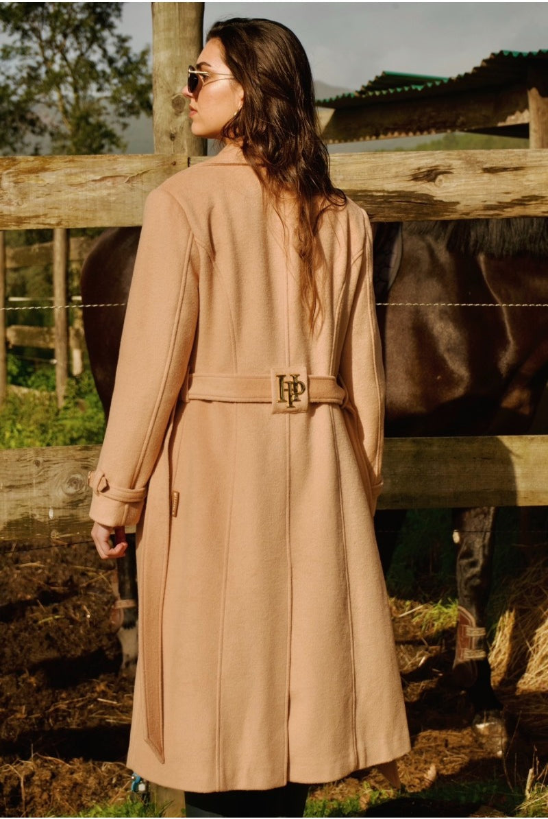 ABRIGO LANA LARGO CAMEL HP
