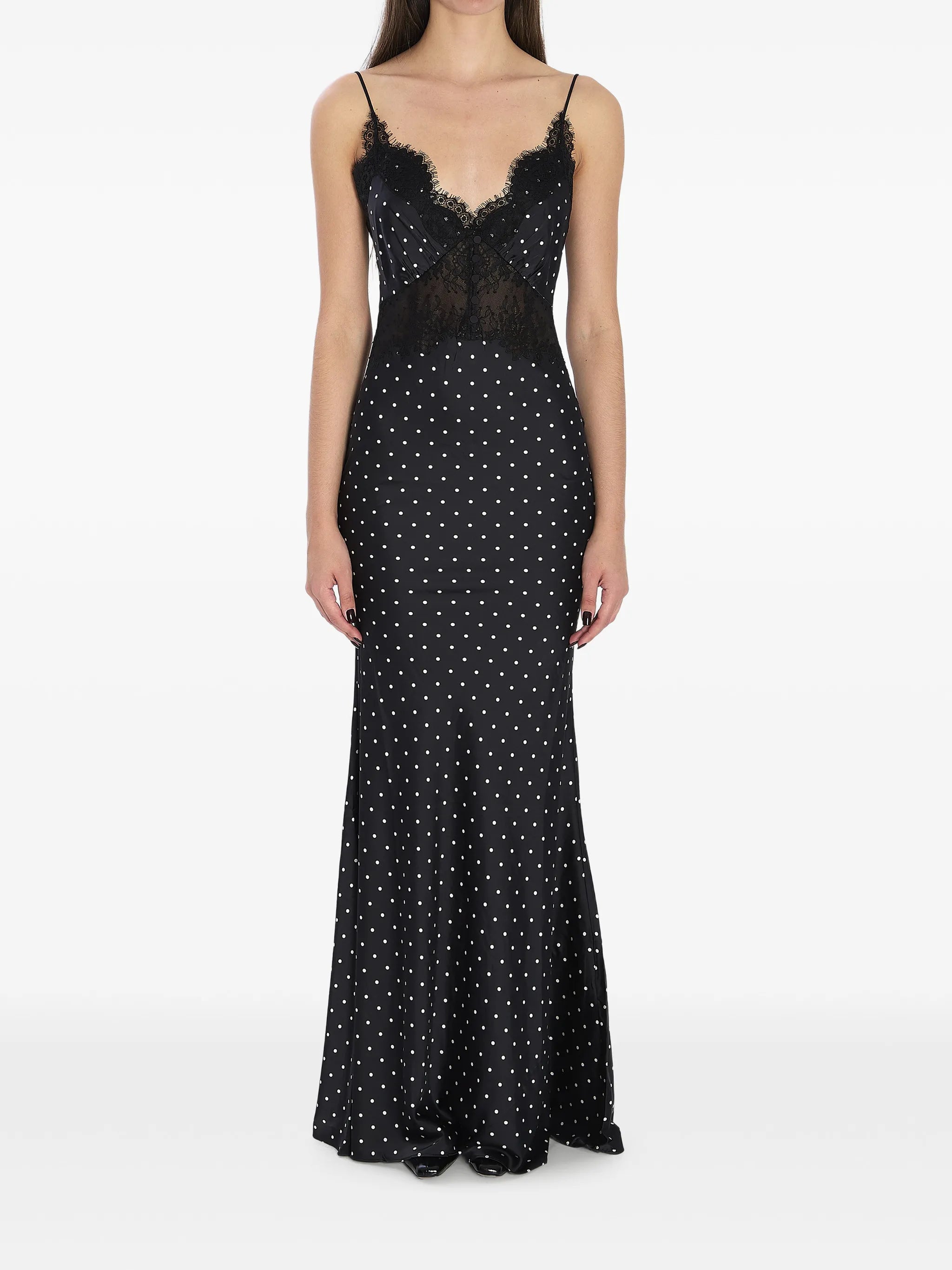 VESTIDO POLKA DOT SATIN
