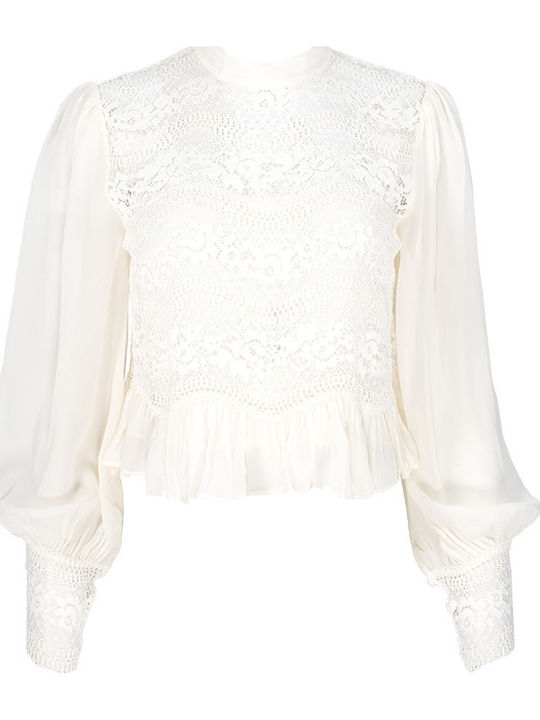 BLUSA ENCAJE GASA