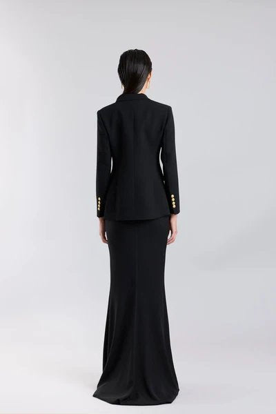 BLAZER CRUZADA NEGRO ICONIC CODE 01