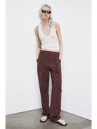 PANTALÓN RECTO VISCOSA
