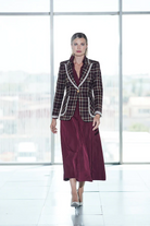 BLAZER CUADRO GRANATE