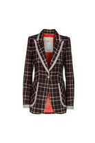 BLAZER CUADRO GRANATE