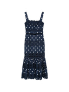VESTIDO MIDI CON LUNARES