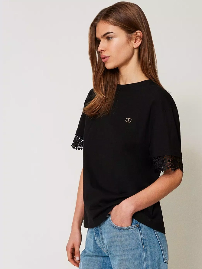 CAMISETA M/CROCHET