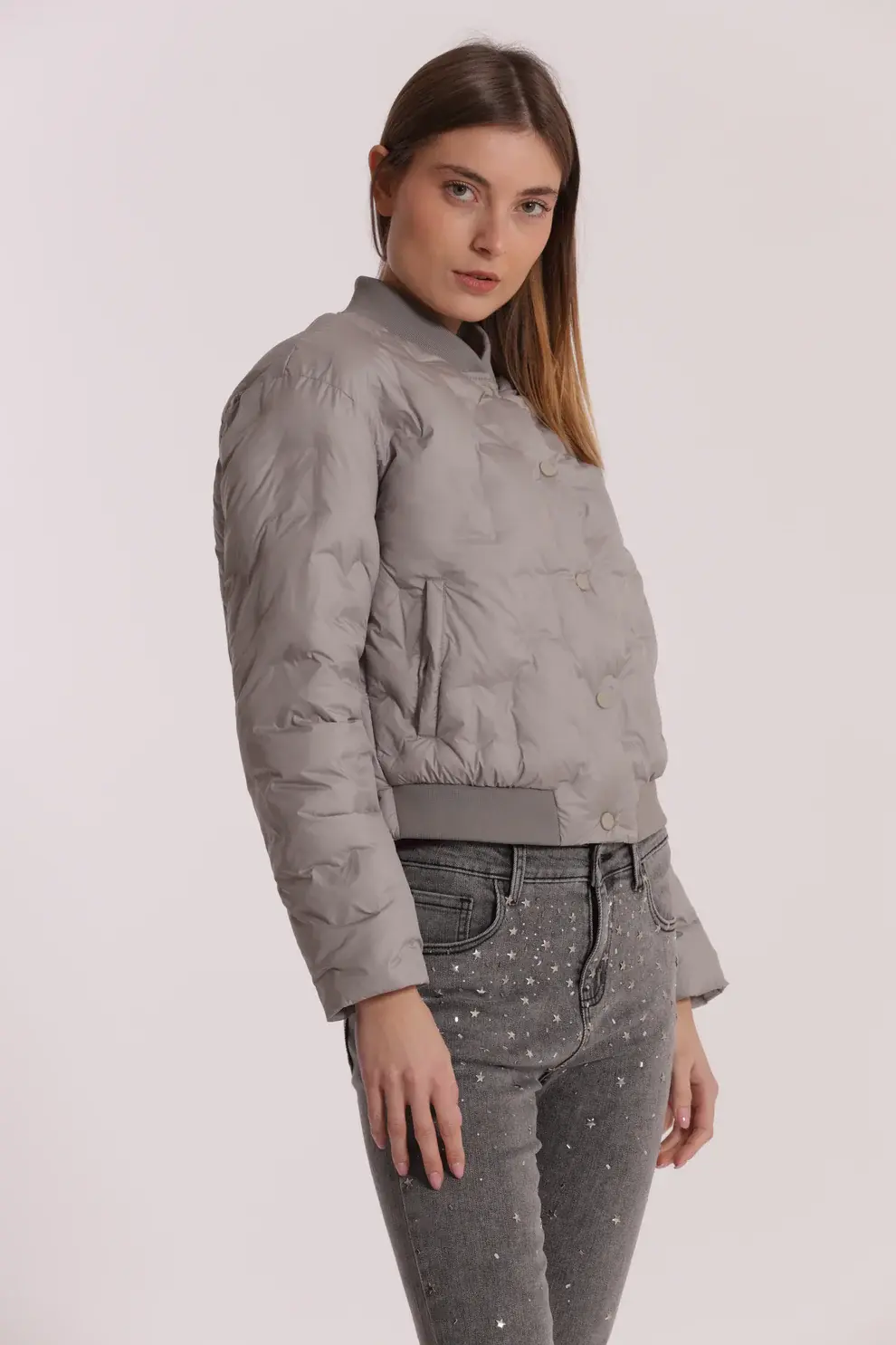 BOMBER GRIGIO