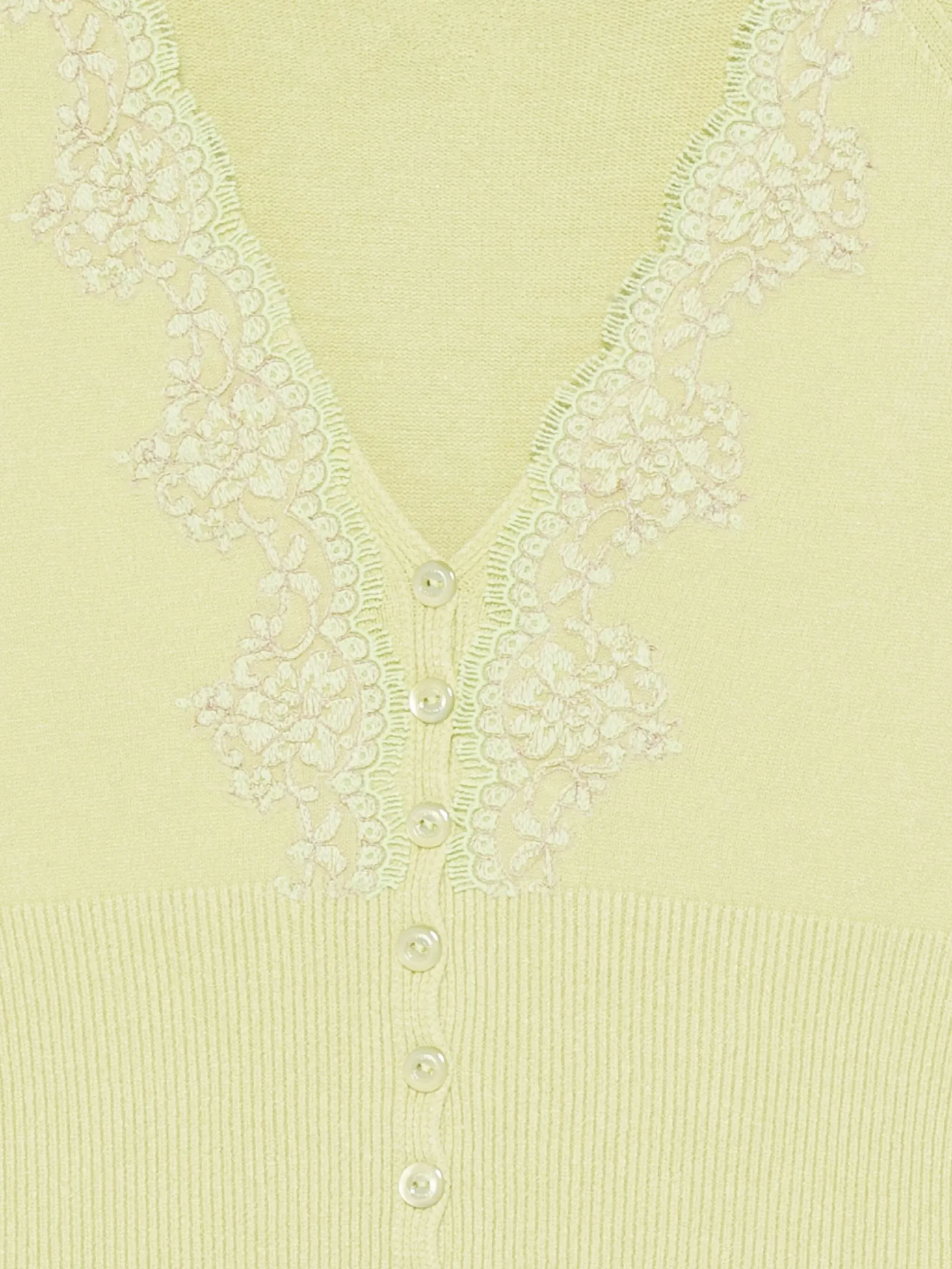 CARDIGAN ENCAJE GREEN