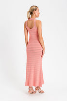 VESTIDO PUNTO SALMÓN