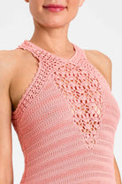 VESTIDO PUNTO SALMÓN