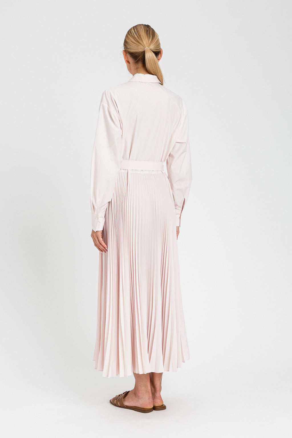VESTIDO CAMISERO PLISADO