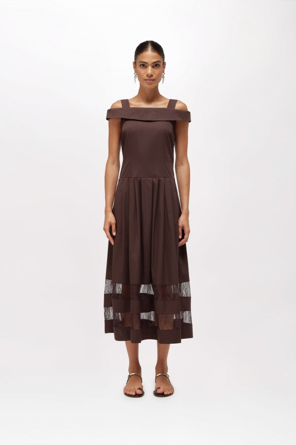 VESTIDO BAJO ENCAJE