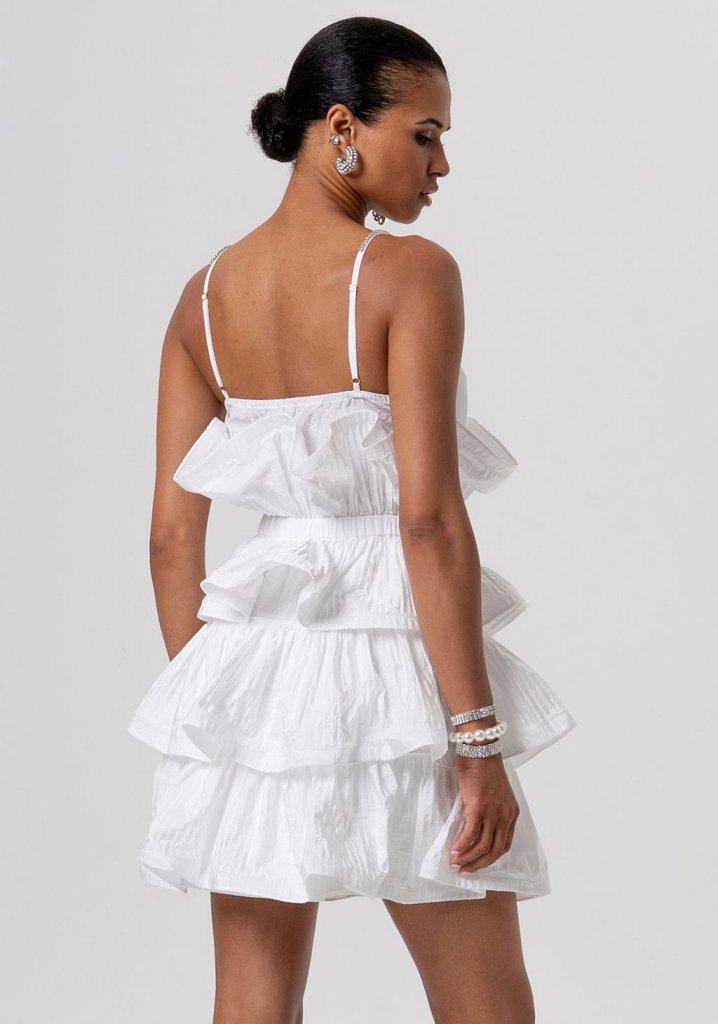 MINI VESTIDO VOLANTES
