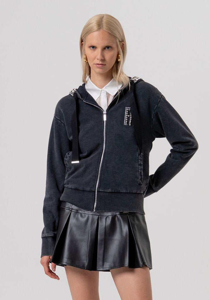 SUDADERA BRILLO CAPUCHA