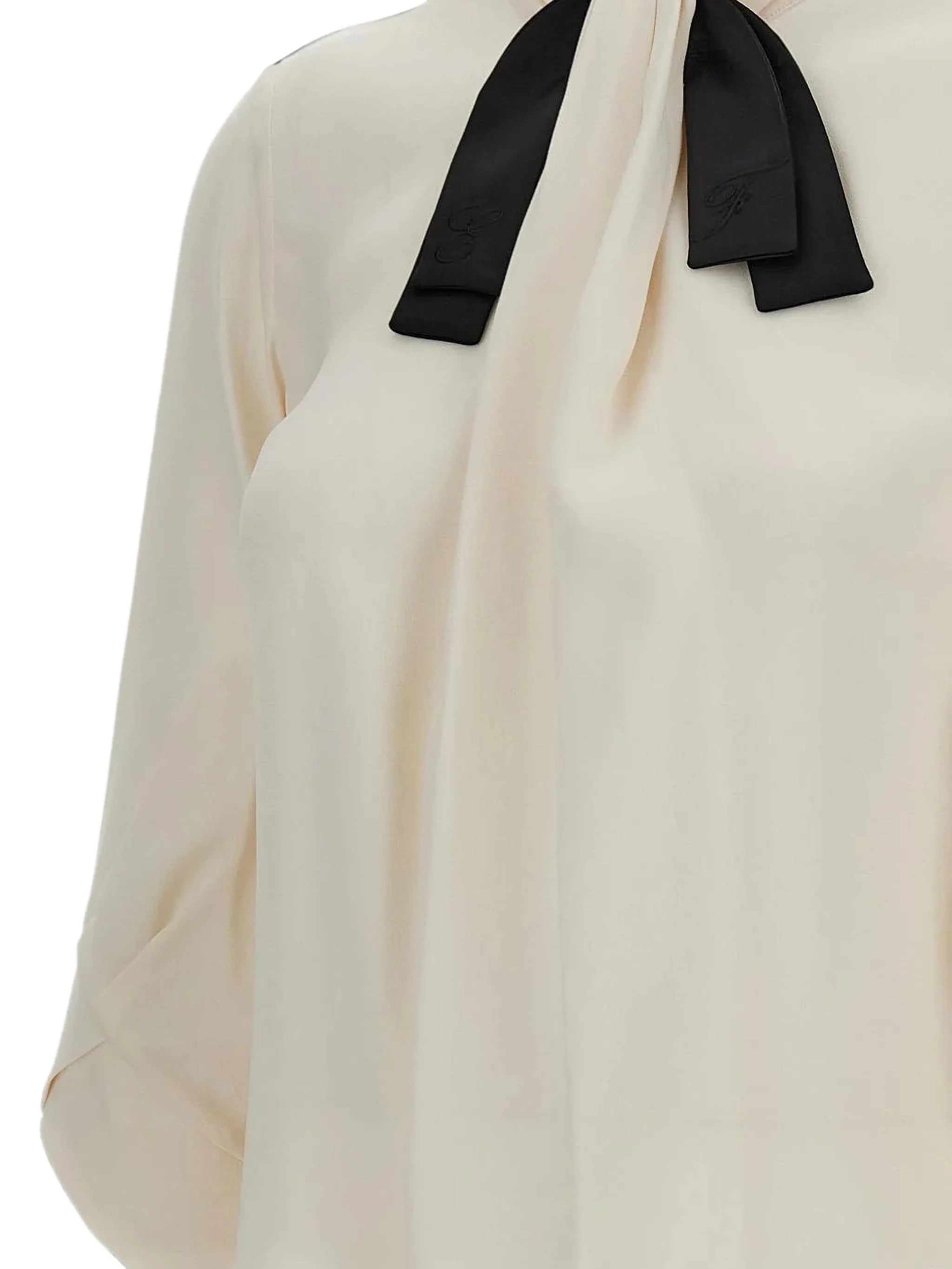 BLUSA LAZO BICOLOR