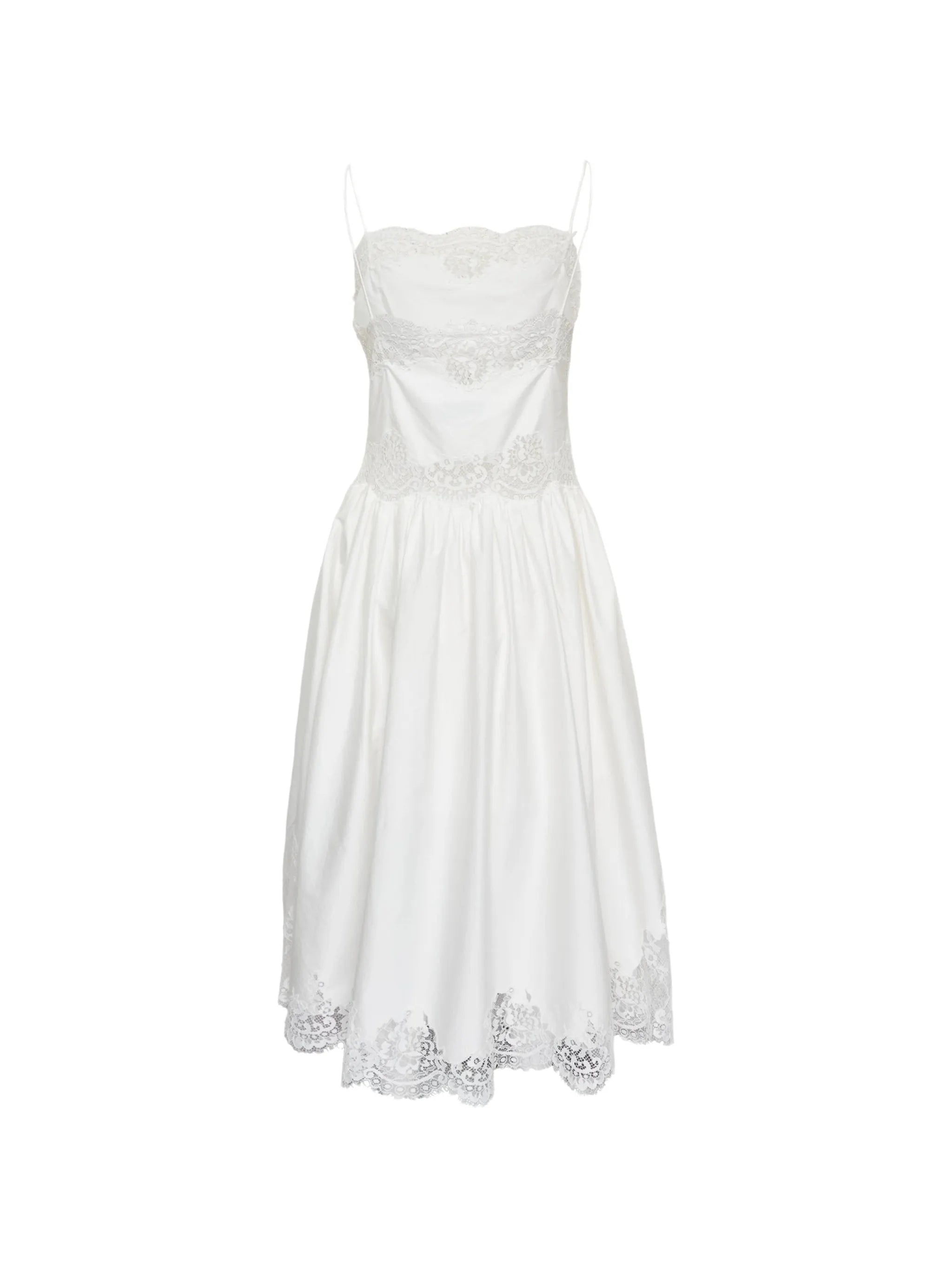 VESTIDO ALGODÓN & ENCAJE