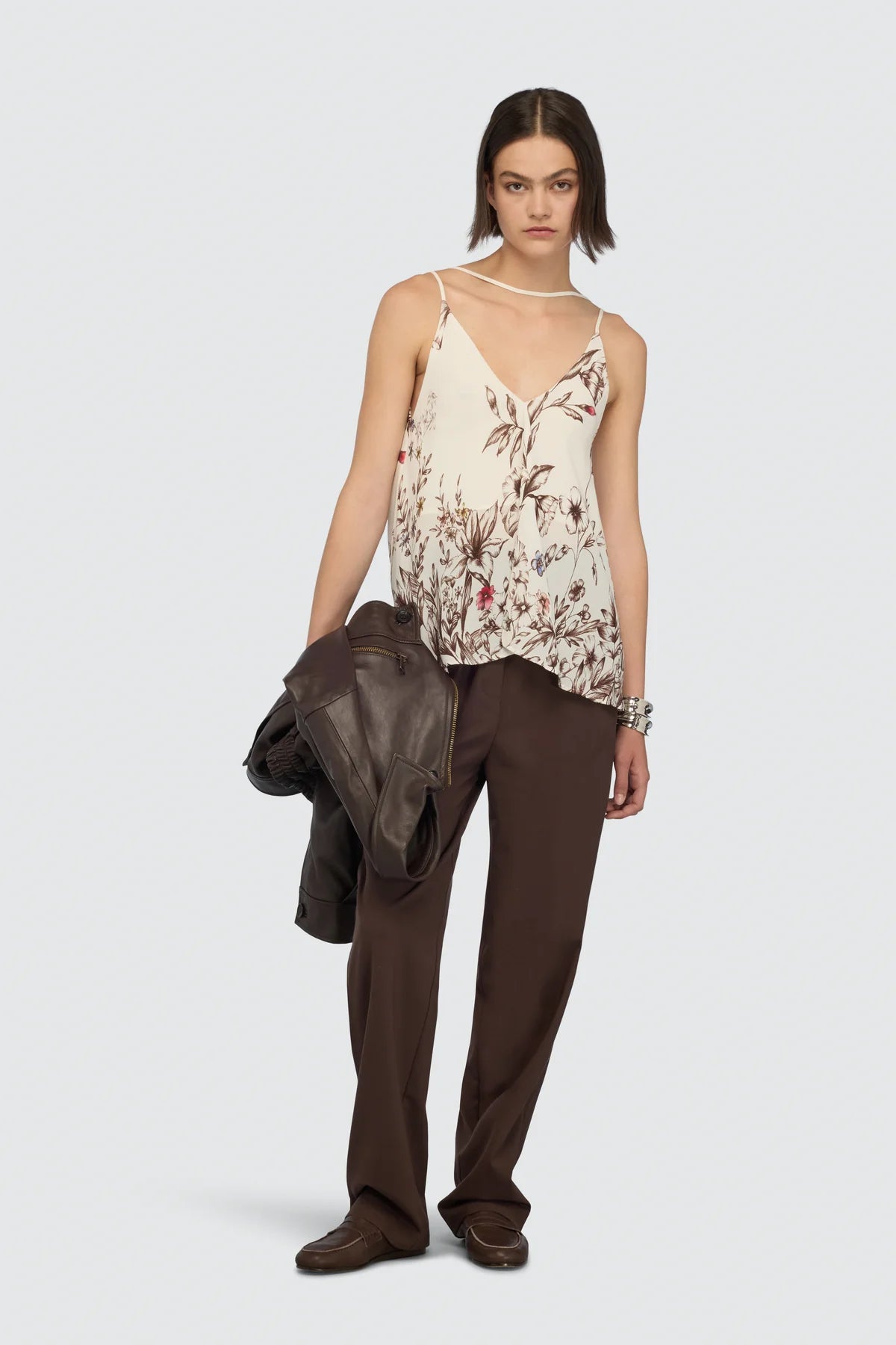 TOP FLORES SEMICOUTURE