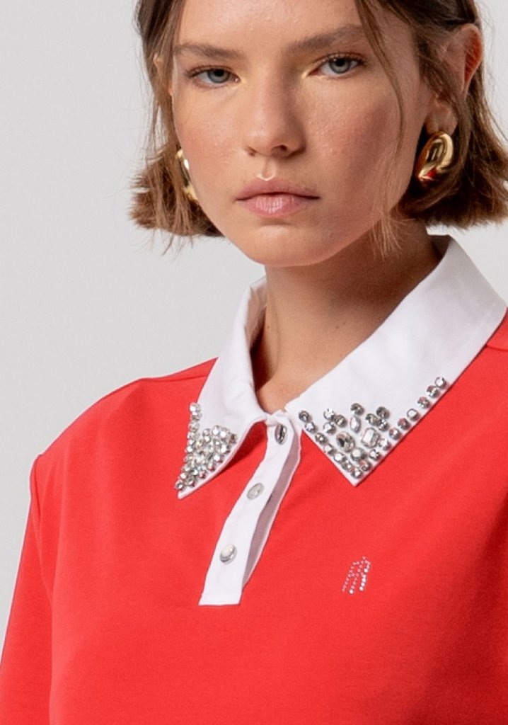 POLO CUELLO BRILLO