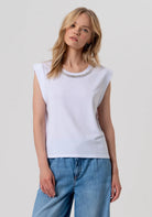 CAMISETA CUELLO BRILLO