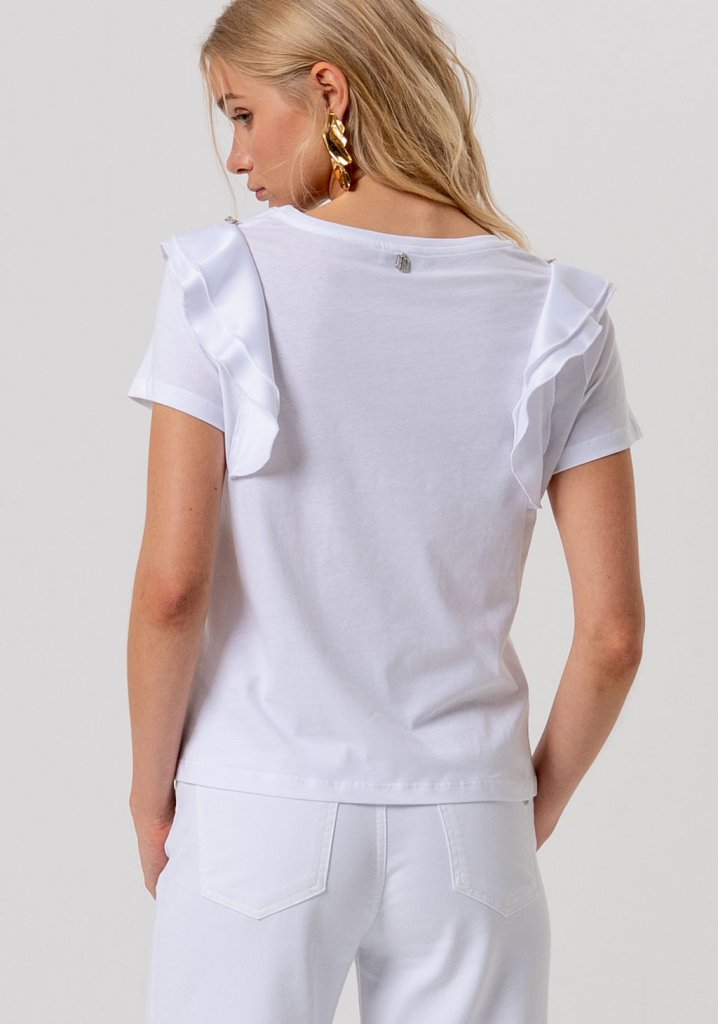 CAMISETA BRILLOS VOLANTES