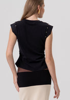 CAMISETA COLLAR FRUNCE