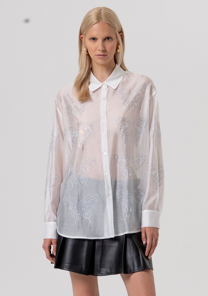 CAMISA MARIPOSA STRASS