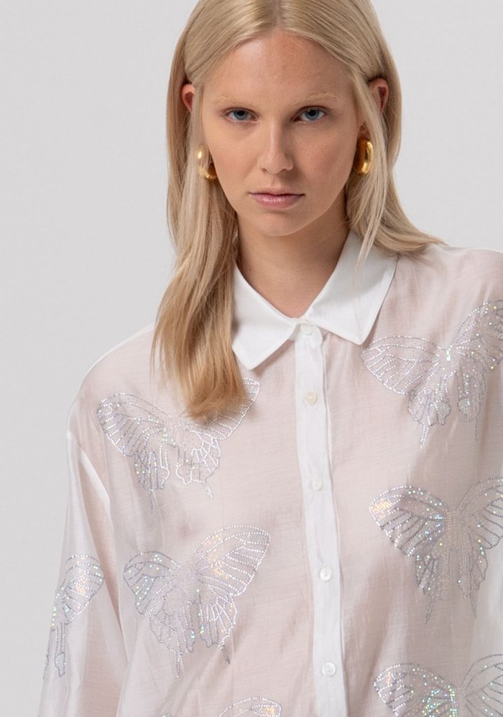 CAMISA MARIPOSA STRASS