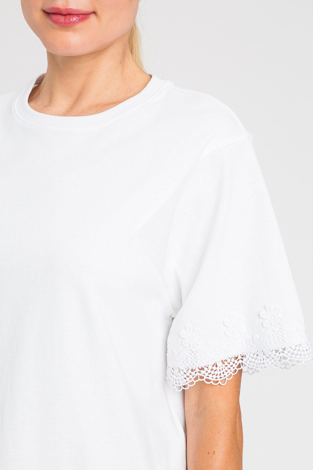 CAMISETA M/BORDADO