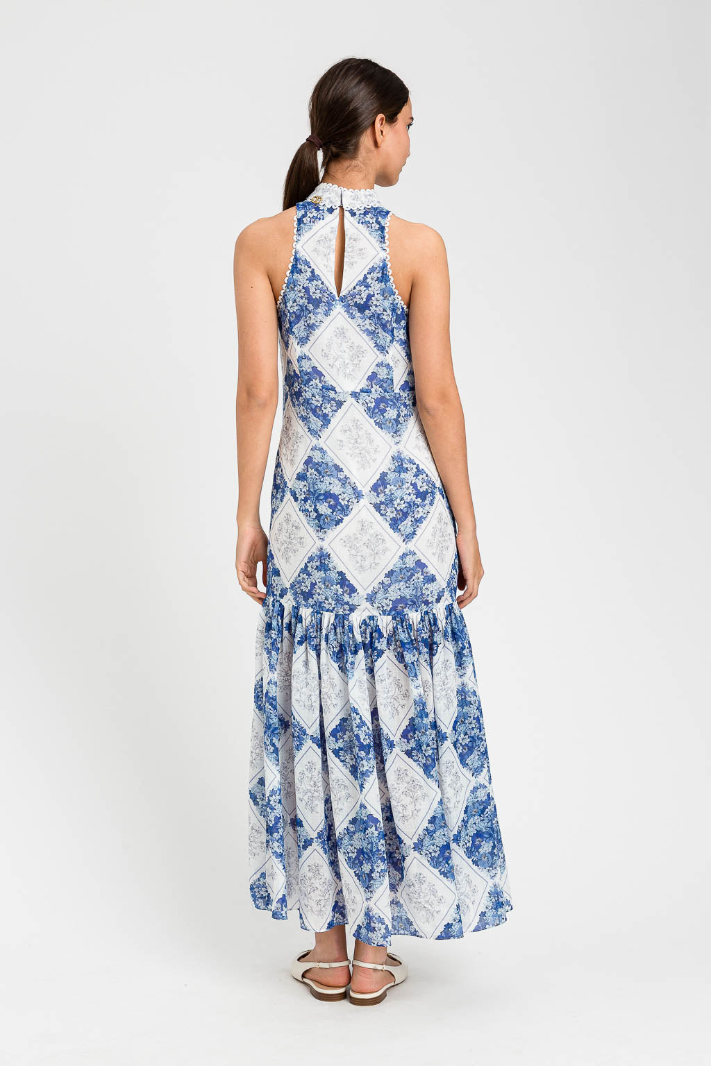 VESTIDO LARGO ROMBI