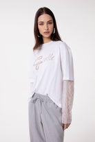CAMISETA M/L ENCAJE