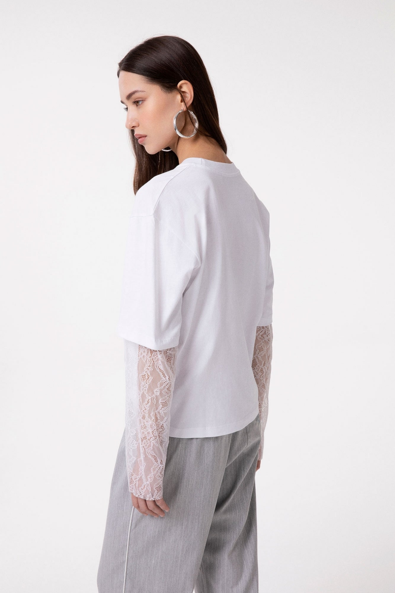 CAMISETA M/L ENCAJE