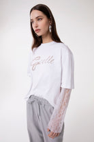CAMISETA M/L ENCAJE