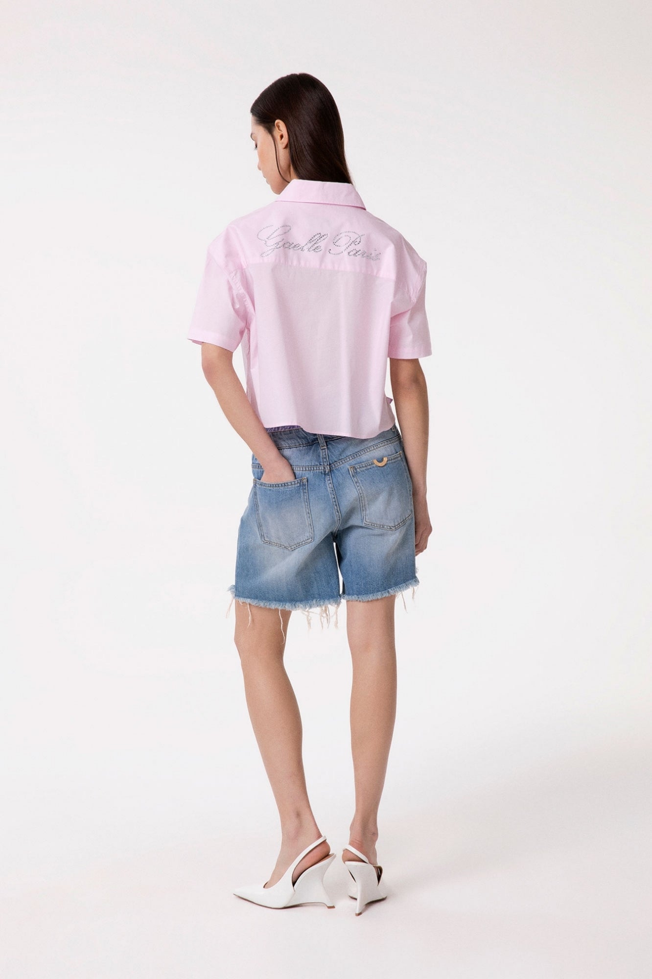CAMISA CORTA ROSA