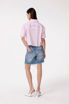 CAMISA CORTA ROSA